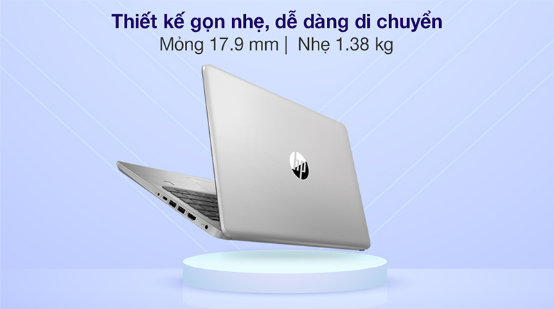 Thiết kế gọn nhẹ chỉ nặng 1.38kg